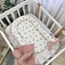 Protectie somn-Baby nest patut bebe Baby stars roz